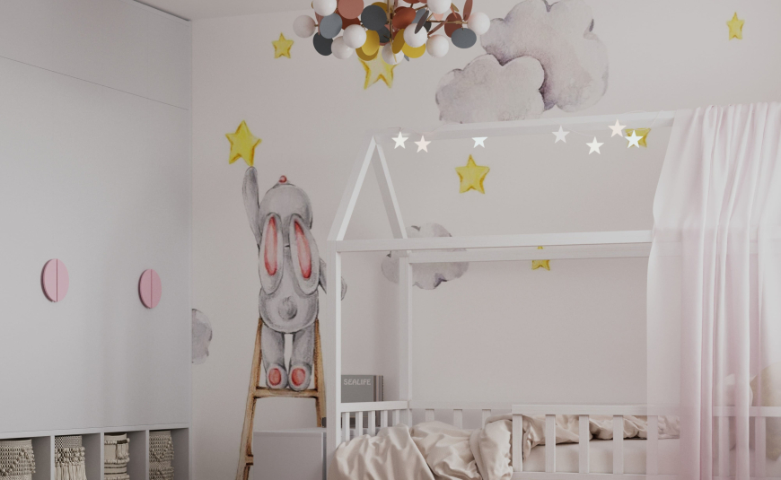 Создаём волшебную атмосферу в детской комнате