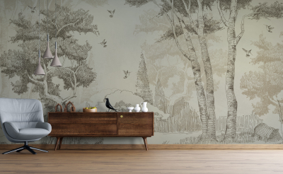 Как сочетать фотообои и бесшовные панно с другими отделочными материалами? Советы от Citydecor