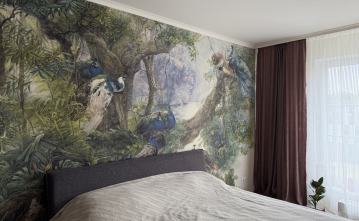 Яркое решение для спальни - выбор для тех, кто против минимализма Яркое решение для спальни - выбор для тех, кто против минимализма