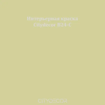 Краска Citydecor сатиновая для стен и потолков, оттенок B24-C (оливково-серый)