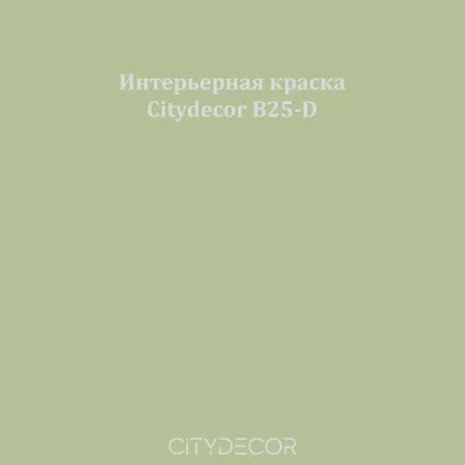Краска Citydecor сатиновая для стен и потолков, оттенок B25-D (шалфейный)