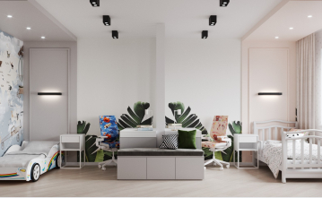 Проект детской комнаты от дизайн-студии Ателит (Минск)
