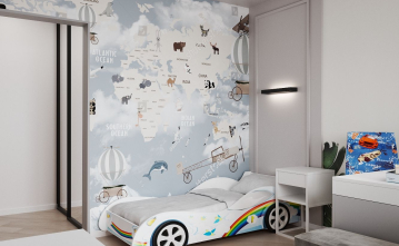 Проект детской комнаты от дизайн-студии Ателит (Минск)