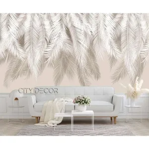 Фотообои на заказ по индивидуальному размеру Citydecor Пальмовые листья (кашемир) 2 33