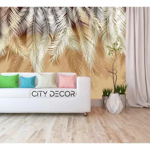 Фотообои на заказ по индивидуальному размеру Citydecor Пальмовые листья 2 47
