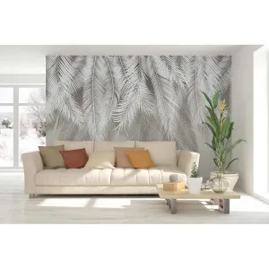 Фотообои на заказ по индивидуальному размеру Citydecor Пальмовые листья (бежевый) 4