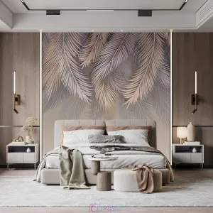 Фотообои на заказ по индивидуальному размеру Citydecor Пальмовые листья 79