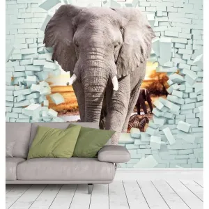 Фотообои на заказ по индивидуальному размеру Citydecor Слон 3D