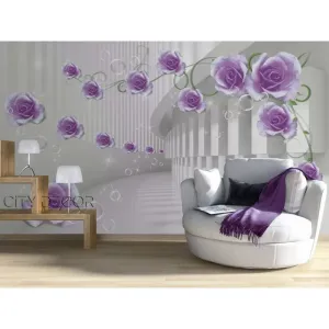 Фотообои на заказ по индивидуальному размеру Citydecor Цветочный декор 8 3D