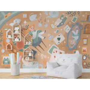 Фотообои на заказ по индивидуальному размеру Citydecor Алиса в Стране чудес 2