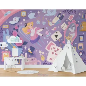 Фотообои на заказ по индивидуальному размеру Citydecor Алиса в Стране чудес 5