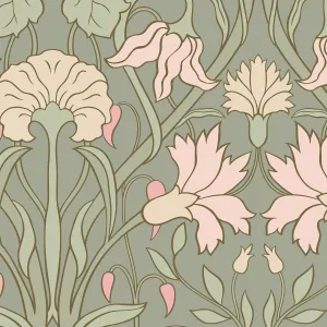 Фотообои на заказ по индивидуальному размеру Citydecor Blossom 51 (в стиле Уильяма Морриса)