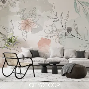 Фотообои на заказ по индивидуальному размеру Citydecor Blossom 58