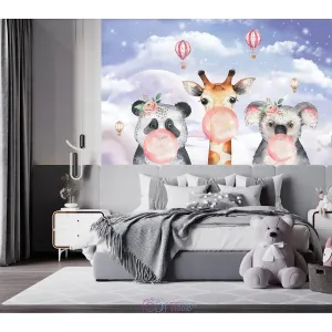 Дизайнерские фотообои по индивидуальному размеру Citydecor Bubble Gum 3