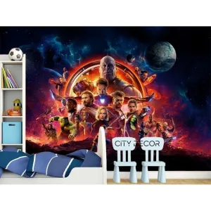 Фотообои на заказ по индивидуальному размеру Citydecor Мстители