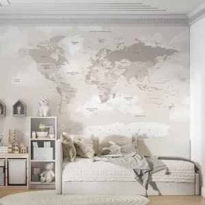 Фотообои на заказ по индивидуальному размеру Citydecor Детская (карта мира) 484