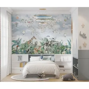 Фотообои на заказ по индивидуальному размеру Citydecor Джунгли зовут 19