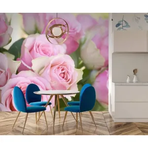 Фотообои на заказ по индивидуальному размеру Citydecor Розовые розы