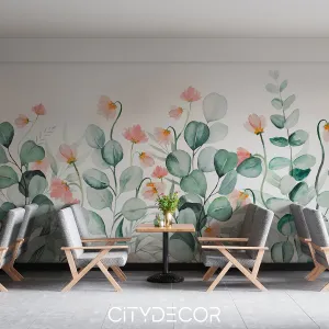 Фотообои на заказ по индивидуальному размеру Citydecor Цветы и растения 300