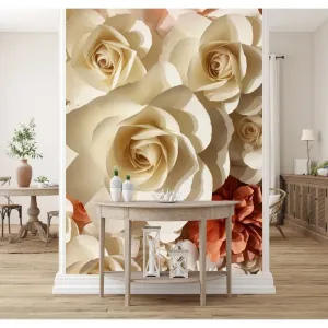 Фотообои на заказ по индивидуальному размеру Citydecor Цветы 3D