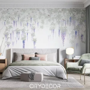 Фотообои на заказ по индивидуальному размеру Citydecor Flower Town 45