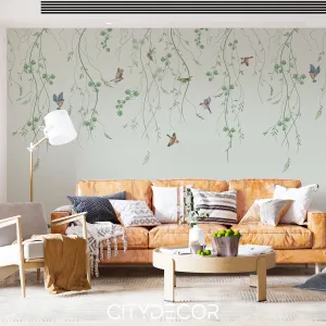 Фотообои на заказ по индивидуальному размеру Citydecor Flower Town 46