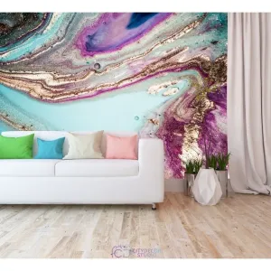 Фотообои на заказ по индивидуальному размеру Citydecor Флюид Арт 30