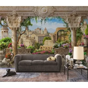 Фотообои на заказ по индивидуальному размеру Citydecor Античная фреска