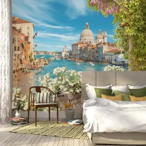 Фотообои на заказ по индивидуальному размеру Citydecor Венеция фреска