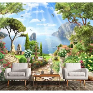 Фотообои на заказ по индивидуальному размеру Citydecor Морской пейзаж