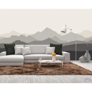 Фотообои на заказ по индивидуальному размеру Citydecor Горные вершины 1