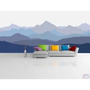 Фотообои на заказ по индивидуальному размеру Citydecor Горные вершины 5
