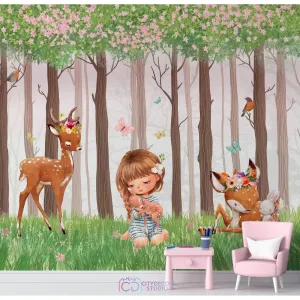 Дизайнерские фотообои по индивидуальному размеру Citydecor Magic Forest 2