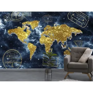 Фотообои на заказ по индивидуальному размеру Citydecor Карта мира 5