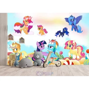 Фотообои на заказ по индивидуальному размеру Citydecor My Little Pony 2