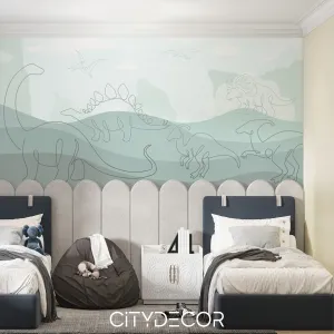 Фотообои на заказ по индивидуальному размеру Citydecor Perfect Lines Kids 12