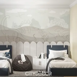 Фотообои на заказ по индивидуальному размеру Citydecor Perfect Lines Kids 13