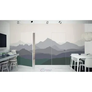 Фотообои на заказ по индивидуальному размеру Citydecor Горные вершины 14