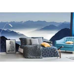 Фотообои на заказ по индивидуальному размеру Citydecor Горный туман