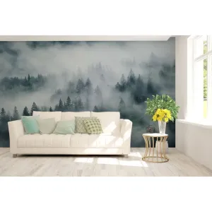 Фотообои на заказ по индивидуальному размеру Citydecor Лес в тумане