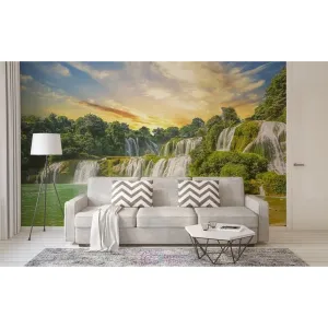 Фотообои на заказ по индивидуальному размеру Citydecor Тропический водопад 2