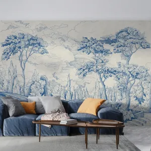 Фотообои на заказ по индивидуальному размеру Citydecor Таинственный лес 39