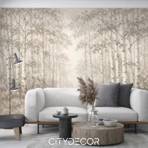 Фотообои на заказ по индивидуальному размеру Citydecor Таинственный лес 46