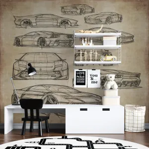 Дизайнерские фотообои по индивидуальному размеру Citydecor Technic (Ferrari 288) 1