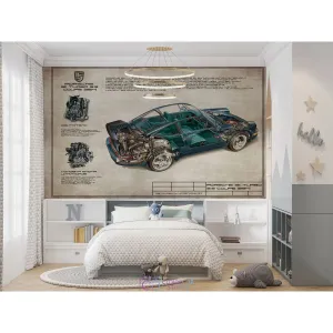 Дизайнерские фотообои по индивидуальному размеру Citydecor Technic (Porsche 911 Turbo) 22