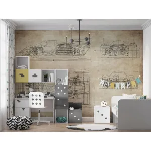 Дизайнерские фотообои по индивидуальному размеру Citydecor Technic (Porsche 917) 3