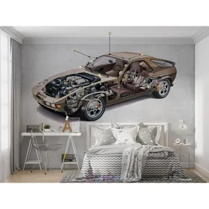 Дизайнерские фотообои по индивидуальному размеру Citydecor Technic (Porsche 928) 48