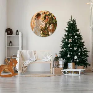 Картина-мегаборд круглая Citydecor New Year 1