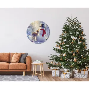 Картина-мегаборд круглая Citydecor New Year 10