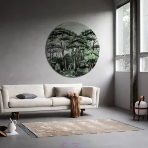 Картина-мегаборд круглая Citydecor Biom 1